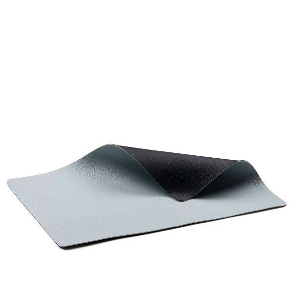 Produktbillede af Christian Bitz BITZ Dækkeserviet 46 x 33 cm 4 stk. Sort/Lyseblå i premium kvalitet