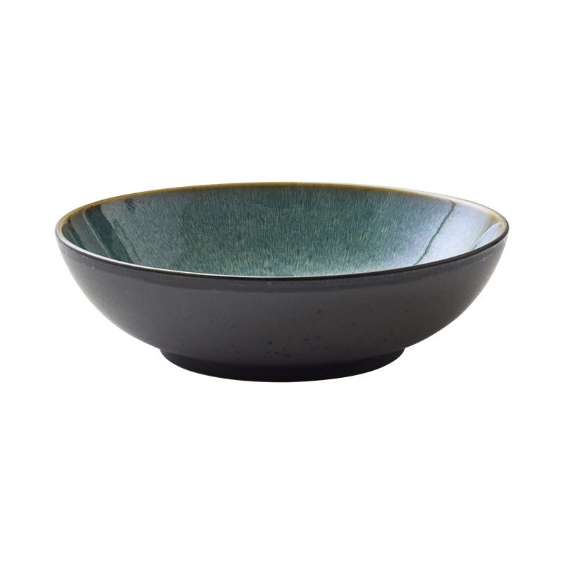 Produktbillede af Christian Bitz Salatskål 24cm sort/grøn BITZ i premium kvalitet