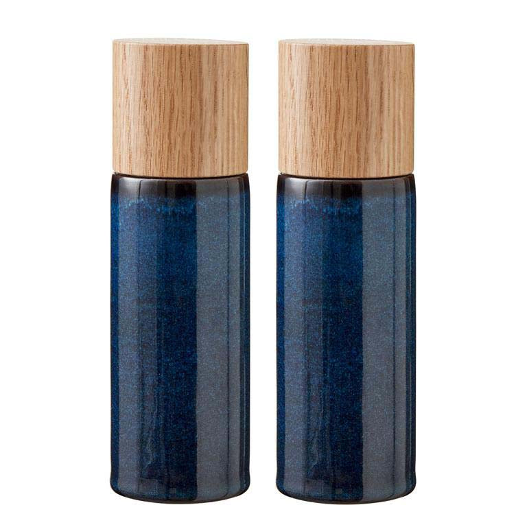 Produktbillede af Christian Bitz Salt & Peber 17cm Blå Bitz i premium kvalitet