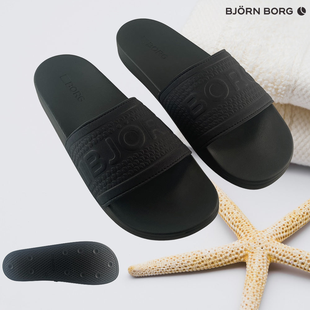 Produktbillede af Køb Badesandaler fra Björn Borg Sandaler i Sort eller Navy Sort 43 på tilbud