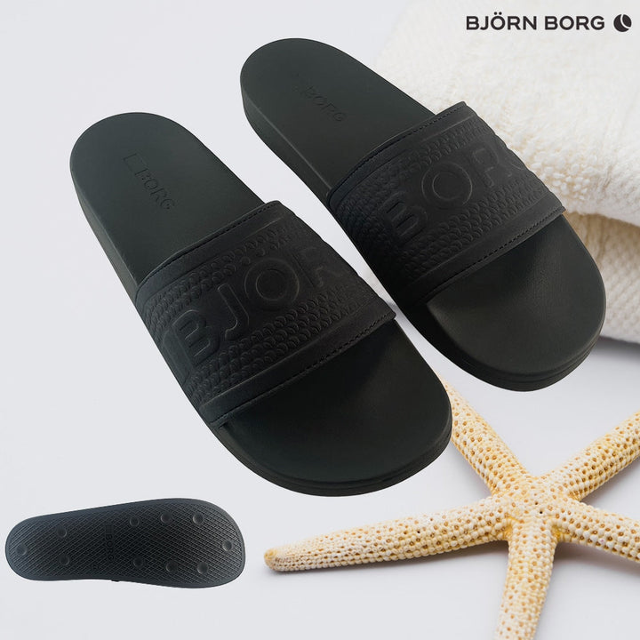 Produktbillede af Køb Badesandaler fra Björn Borg Sandaler i Sort eller Navy Navy blå 42 på tilbud