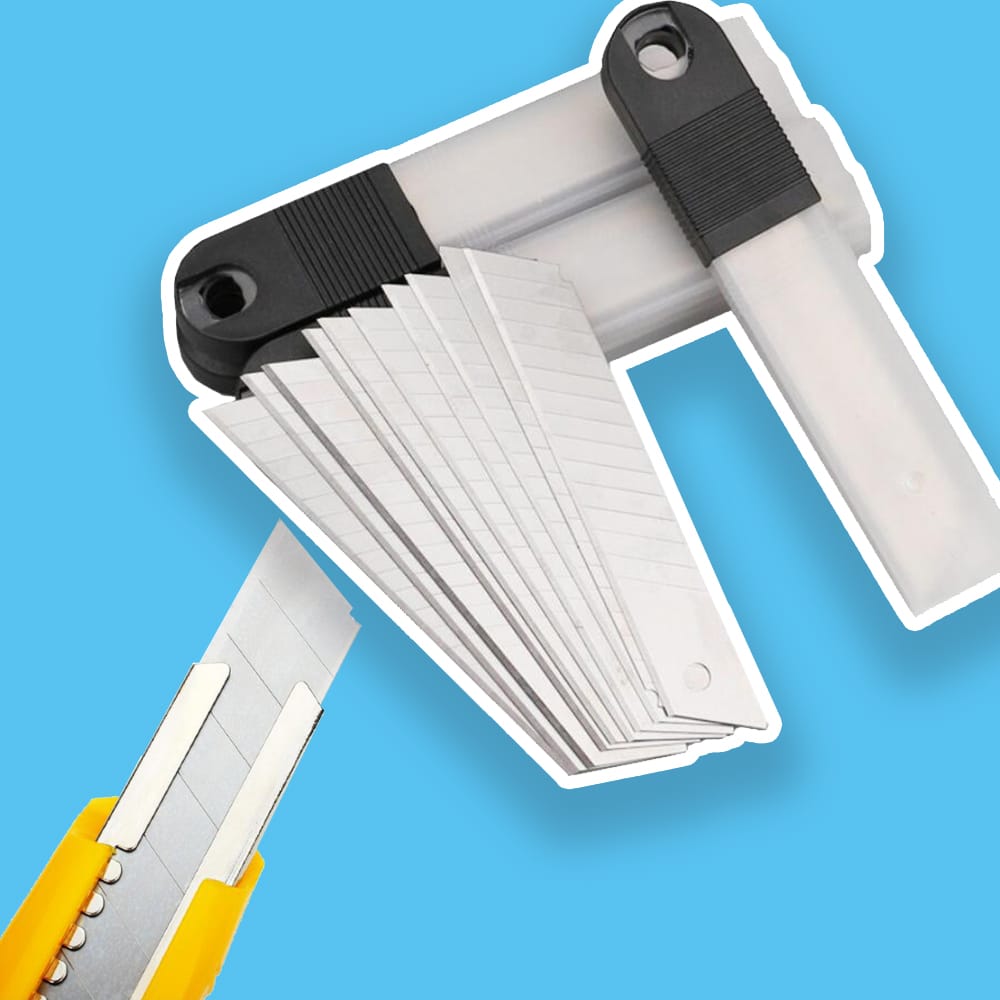 Produktbillede af Blade til Hobbykniv 18 mm Knækblade 4 pk. på tilbud