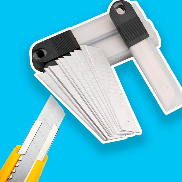 Produktbillede af Blade til Hobbykniv 18 mm Knækblade 4 pk. på tilbud