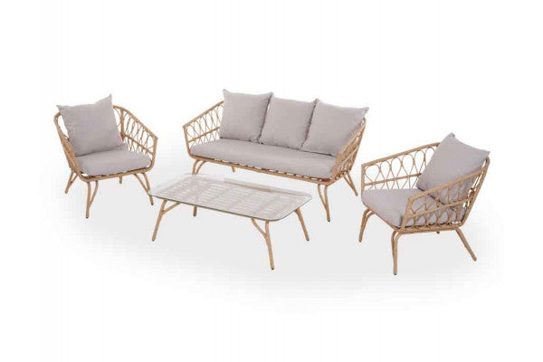 Blanca Loungesæt Bambuslook ❤ Stort online udvalg i Havemøbelland ❤ Billig fragt og hurtig levering 2 - 5 hverdage ❤ Varenummer: HML-DK3369 / Ean: på lager - Udsalg på HAVESOFA- OG LOUNGEMØBLER > Havesofasæt Spar op til 61% - Over 322 kendte brands på udsalg