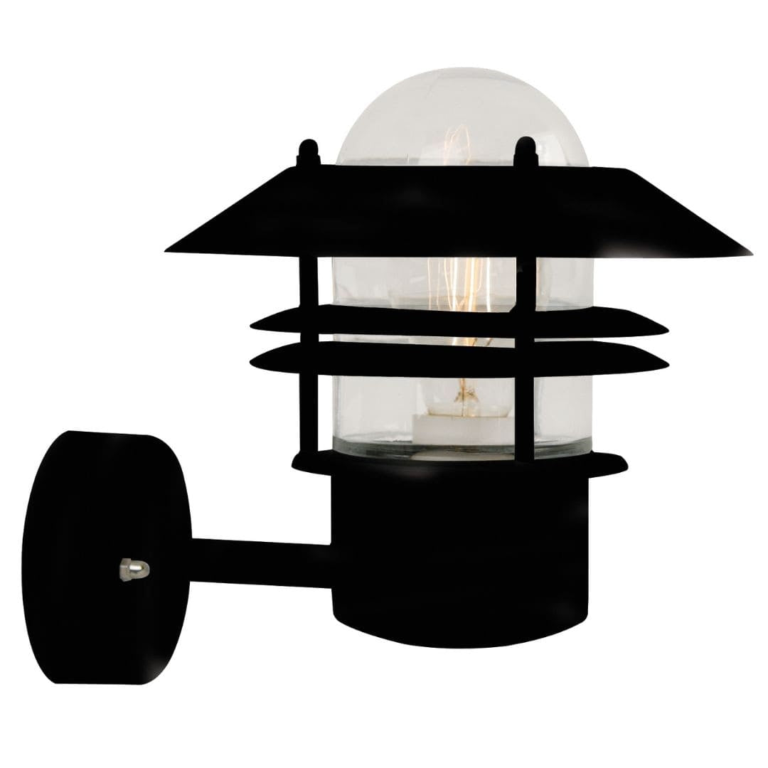 Blokhus Up Udendørs Væglampe Sort Nordlux