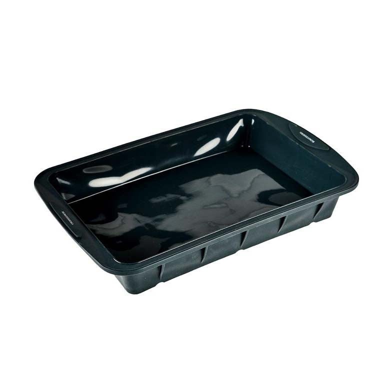 Produktbillede af Blomsterberg s Bageform 39 x 25,7 x 6 cm Grå Silikone i premium kvalitet