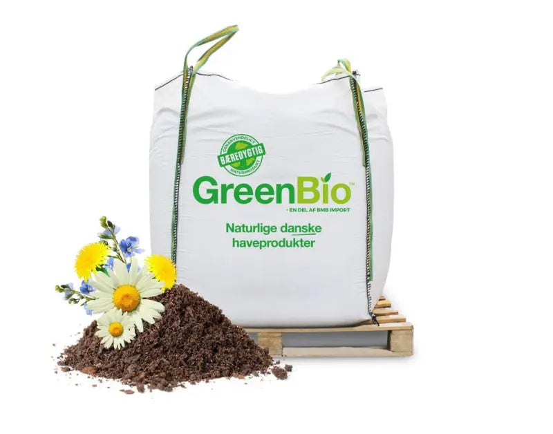 Produktbillede af Greenbio blomsterblandings muld 1000L bigbag Frit leveret i hele DK på tilbud i høj kvalitet