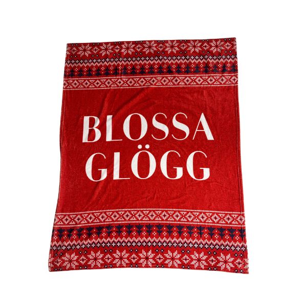 Blossa Glögg Velour Tæppe 120x150