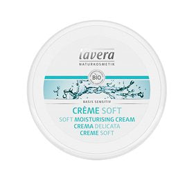 Detaljeret produktbillede af LAVERA Body Cream Soft Moisturising 150 ml på tilbud