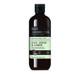 Produktbillede af Baylis & Harding Goodness Body Wash oud cedar & amber 500ml. på tilbud