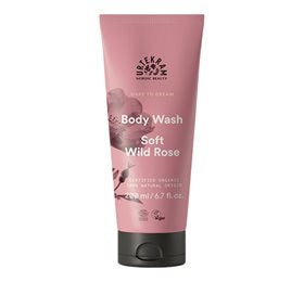 Produktbillede af Urtekram Body Wash Soft Wild Rose 200 ml. på tilbud