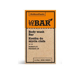 Detaljeret produktbillede af LoveBar Bodywash Bar m. Seaberry & Mandarin olie 60g. på tilbud