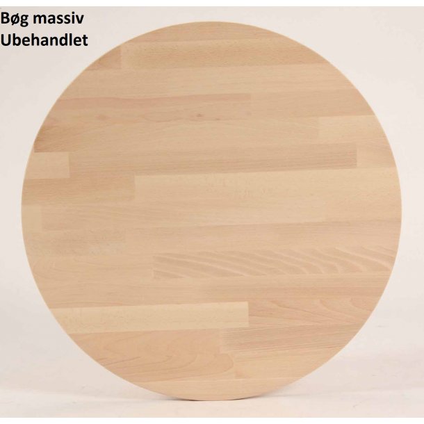Produktbillede af CT 10 sofabord i massiv bøg ø 90 cm Højde 45 cm Ubehandlet på tilbud i høj kvalitet