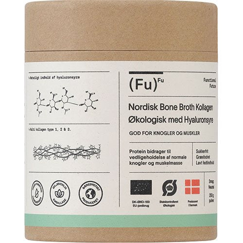Produktbillede af Bone Broth Collagen med hyaluronsyre Ø 250g 2 for 549,- på tilbud i brug