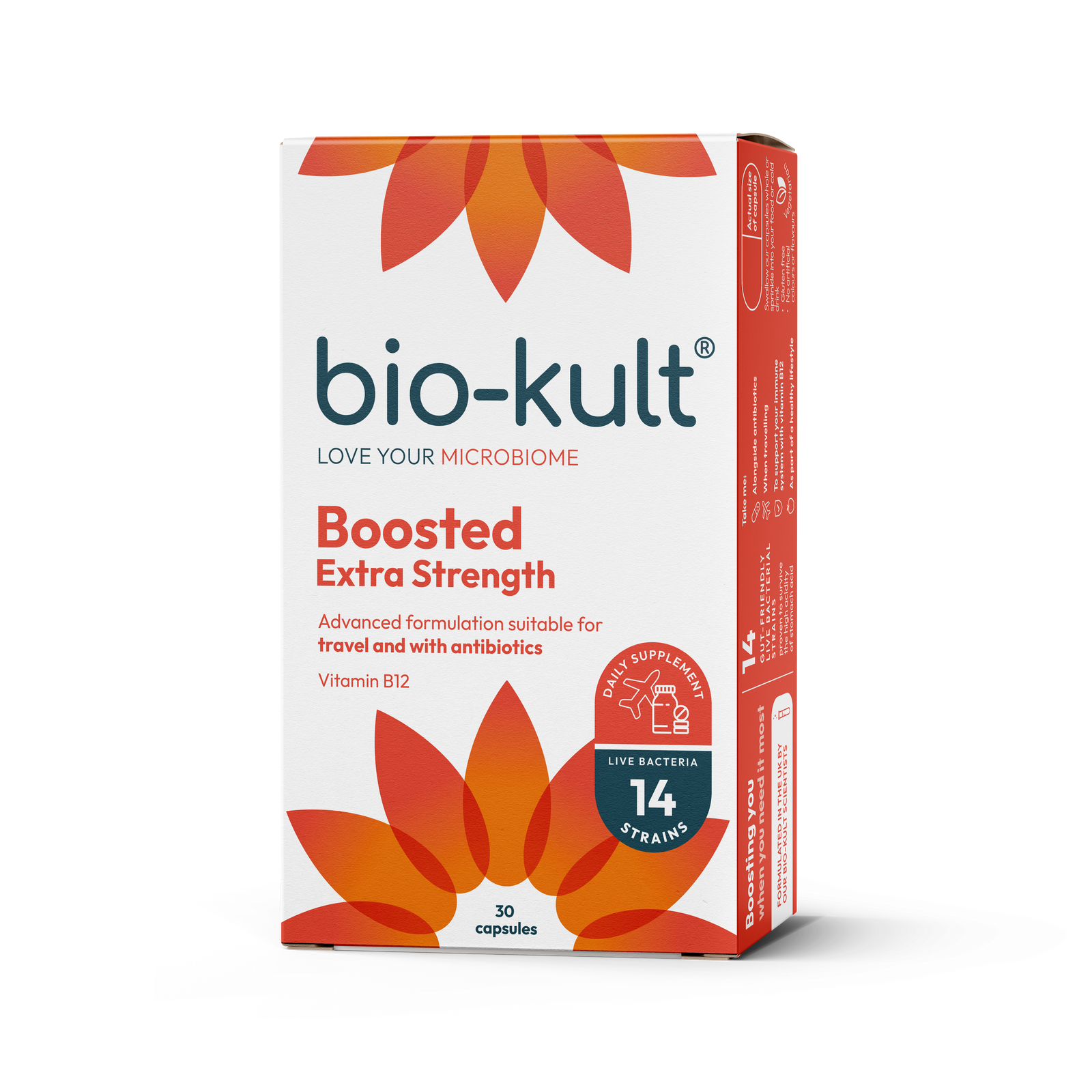Produktbillede af Bio-Kult Boosted Mælkesyrebakterier 30 kaps på tilbud