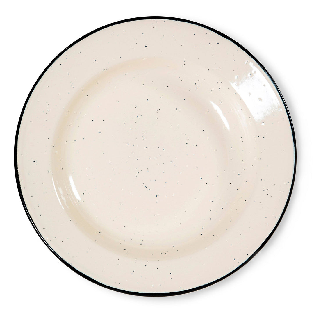 Sagaform Sagaform Doris emaljetallerken, beige ❤ frontbillede (Tallerkener)