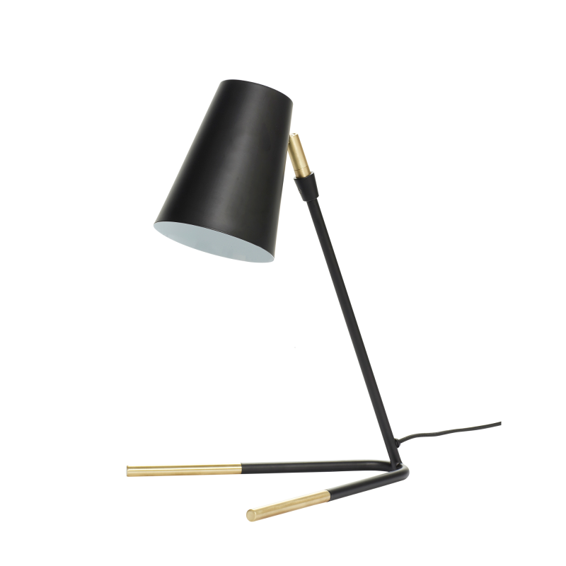 Hübsch Interiør Slant - Bordlampe - Sort-Metal ❤ Stort online udvalg i Hübsch Interiør ❤ Billig fragt og hurtig levering 2 - 5 hverdage ❤ Varenummer: BYH-649747 / Ean: 5712772052808 på lager - Udsalg på Bordlamper - Over 434 design mærker på udsalg