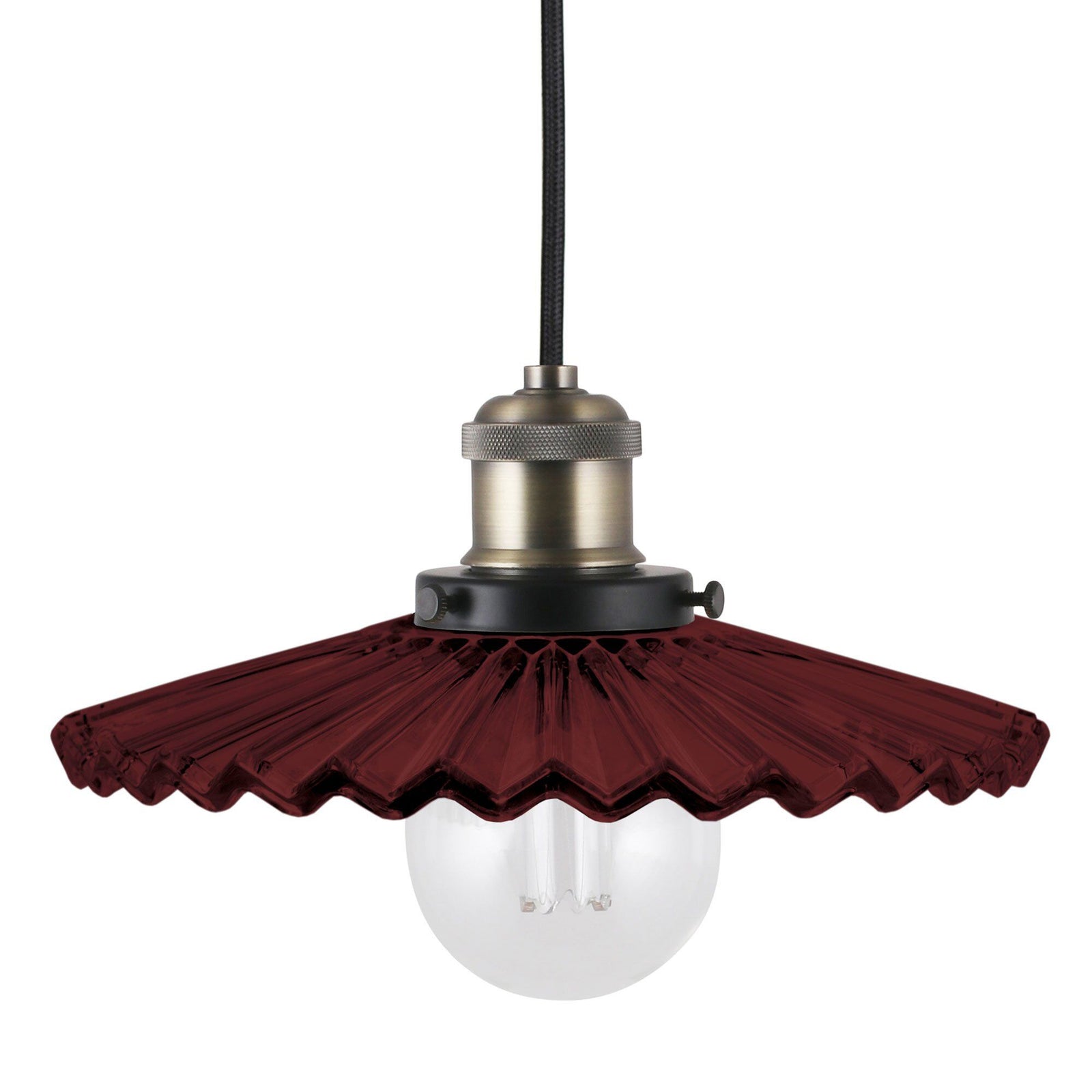 Globen lighting Globen lighting Pendel Cobbler 25, burgundy ❤ billede i brug i kategorien Lampe