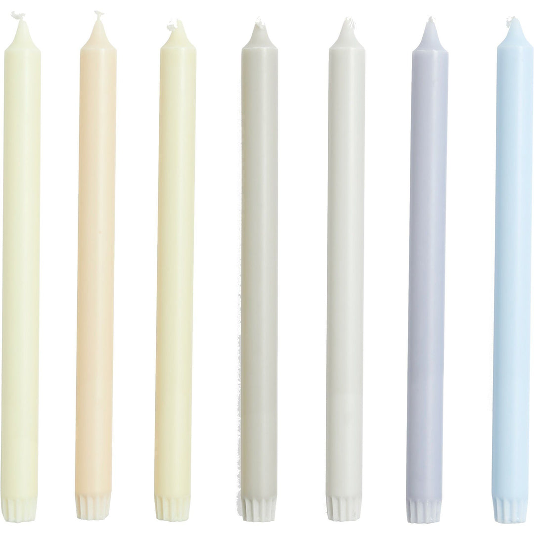 Hay Hay Sæt med lange lys, 7 stk, neutral – produktfoto (Lys)