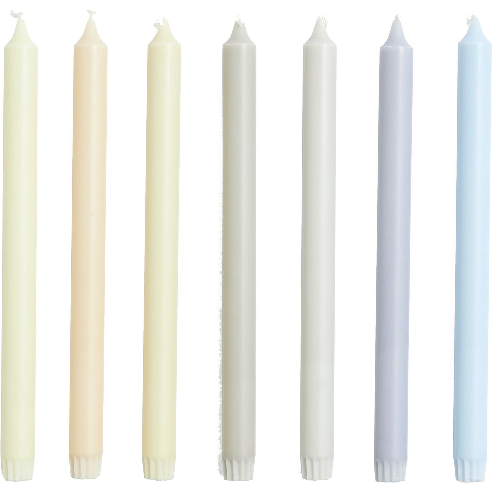 Hay Hay Sæt med lange lys, 7 stk, neutral – produktfoto (Lys)