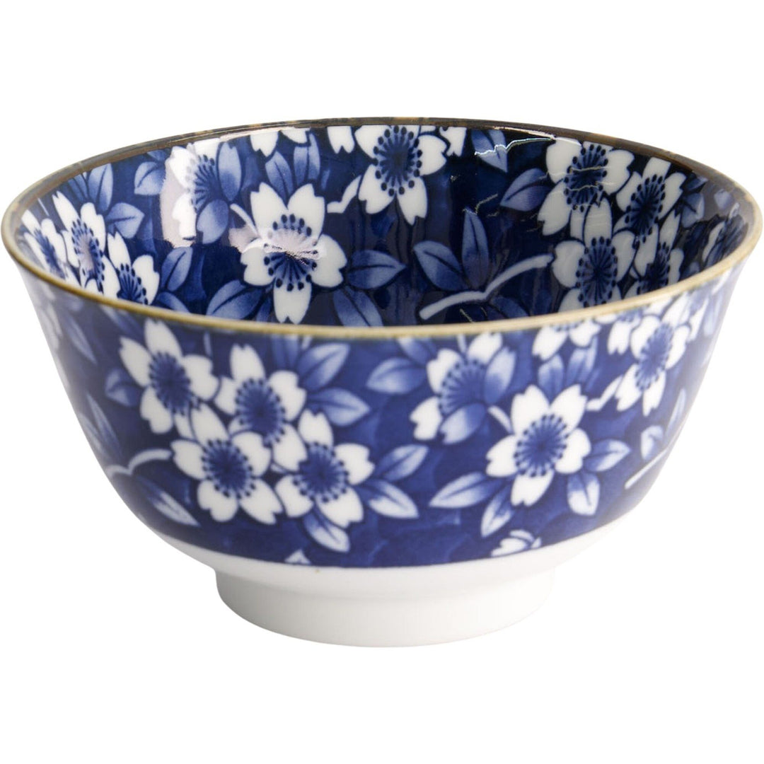 Tokyo design studio Tokyo design studio Blue Sakura skål Ø13 cm, blå/hvid – detaljebillede (Skål)