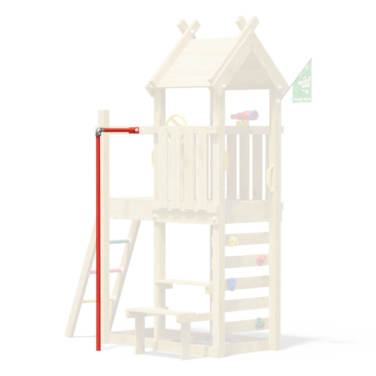 Produktbillede af Jungle Gym brandmandsstang på tilbud i høj kvalitet