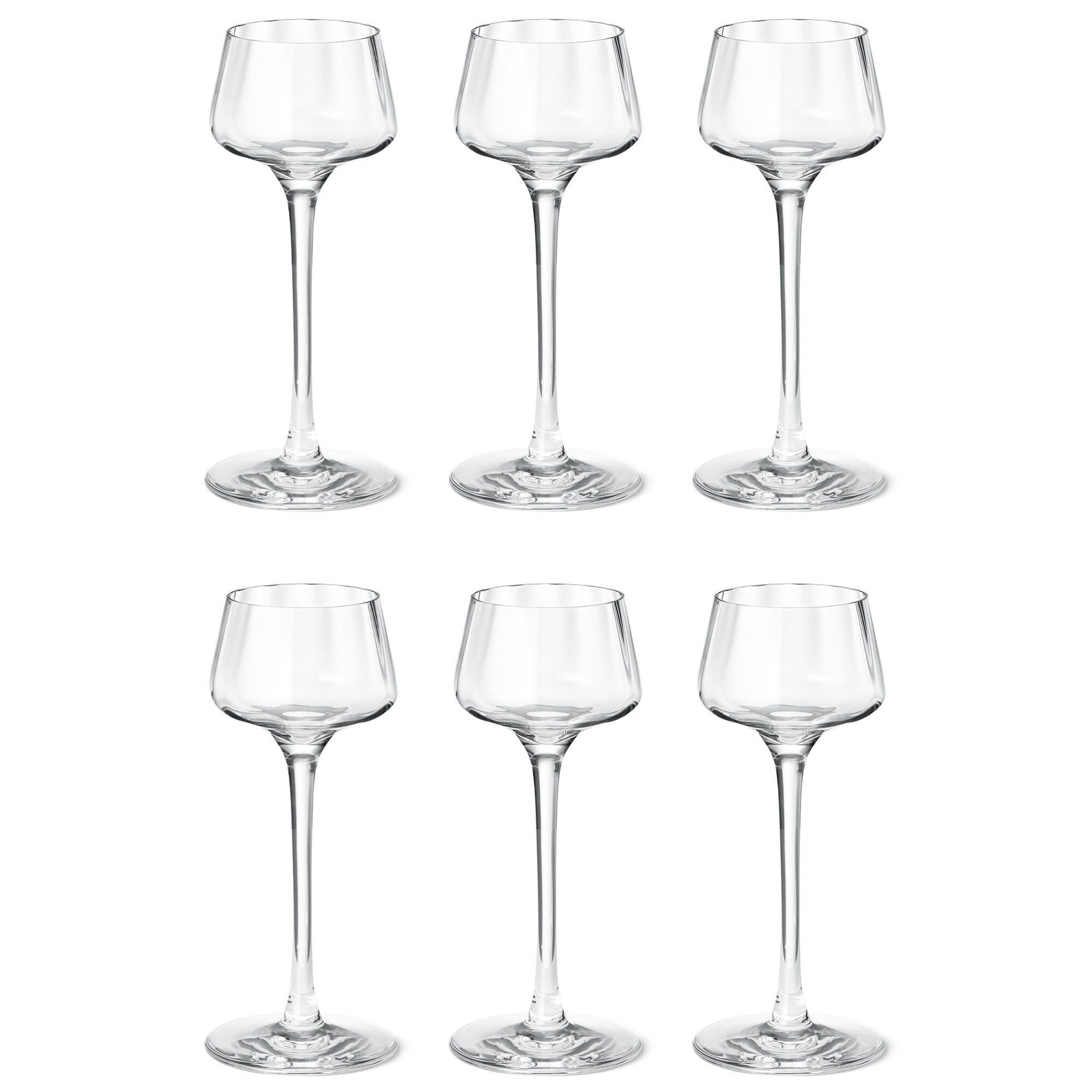 Georg jensen Georg jensen Bernadotte snapseglas 4cl, 6 stk ❤ close-up (Snapseglas)