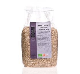 Detaljeret produktbillede af Biogan Brune ris runde Ø 1000g. på tilbud