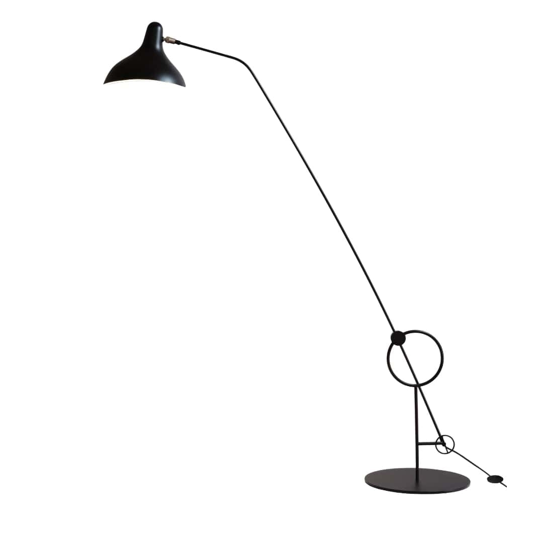 Produktbillede af BS8 L Gulvlampe Sort Mantis i premium kvalitet