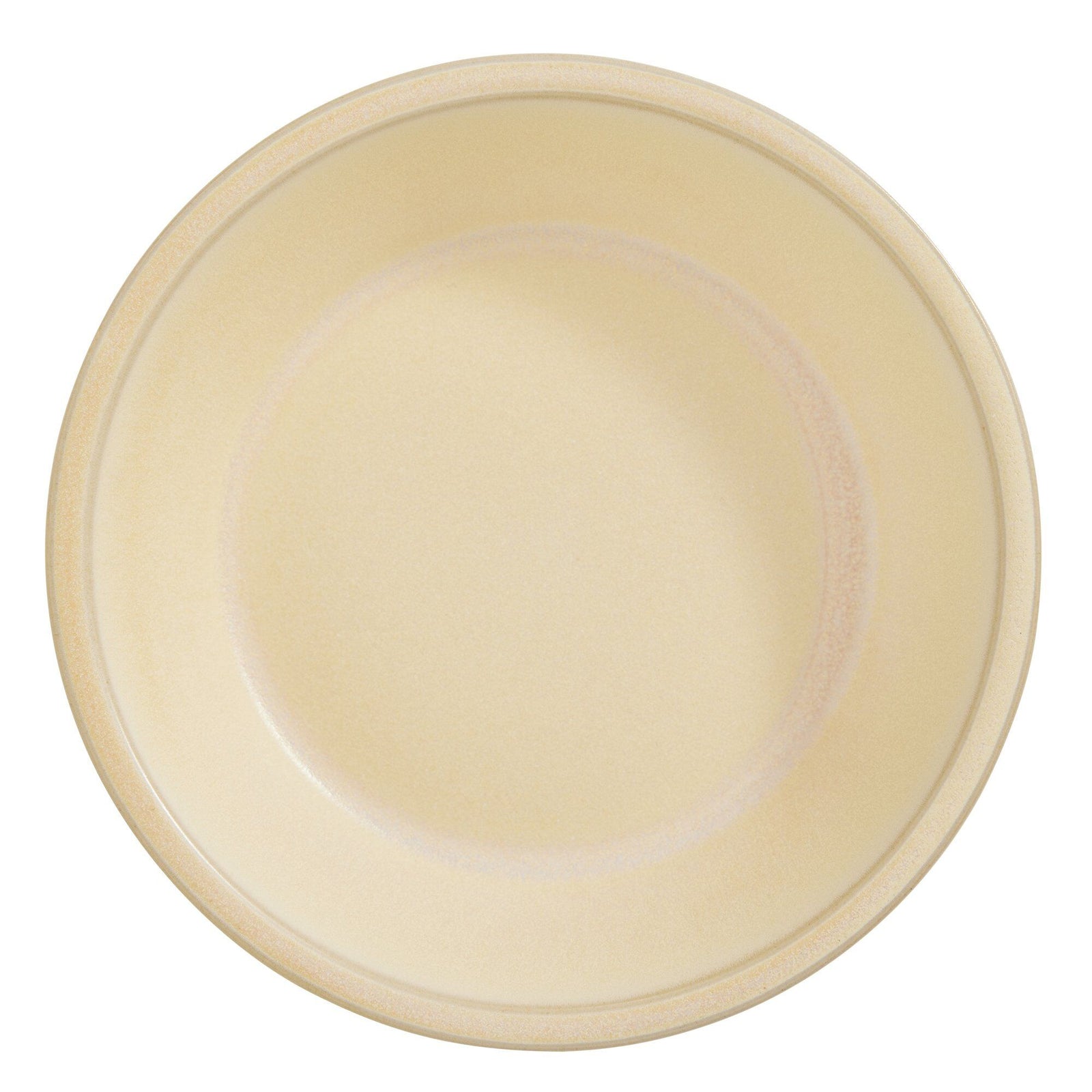 Oyoy living design Oyoy living design Yuka dyb tallerken, butter, pakke med 2 – close-up (Dyb tallerken)