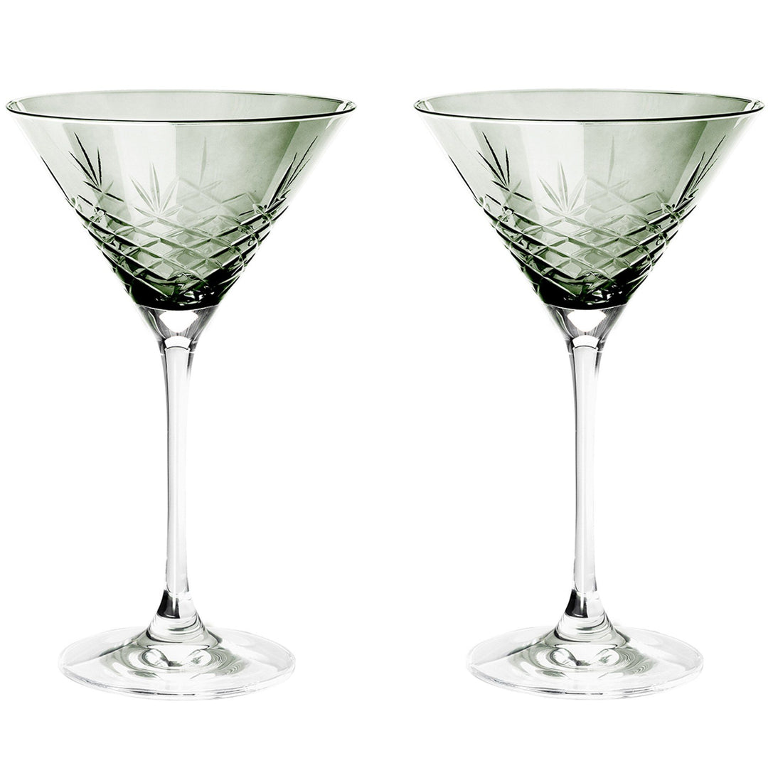 Frederik bagger Frederik bagger Crispy Cocktailglas Emerald 2 stk. ❤ billede i brug (Cocktailglas)