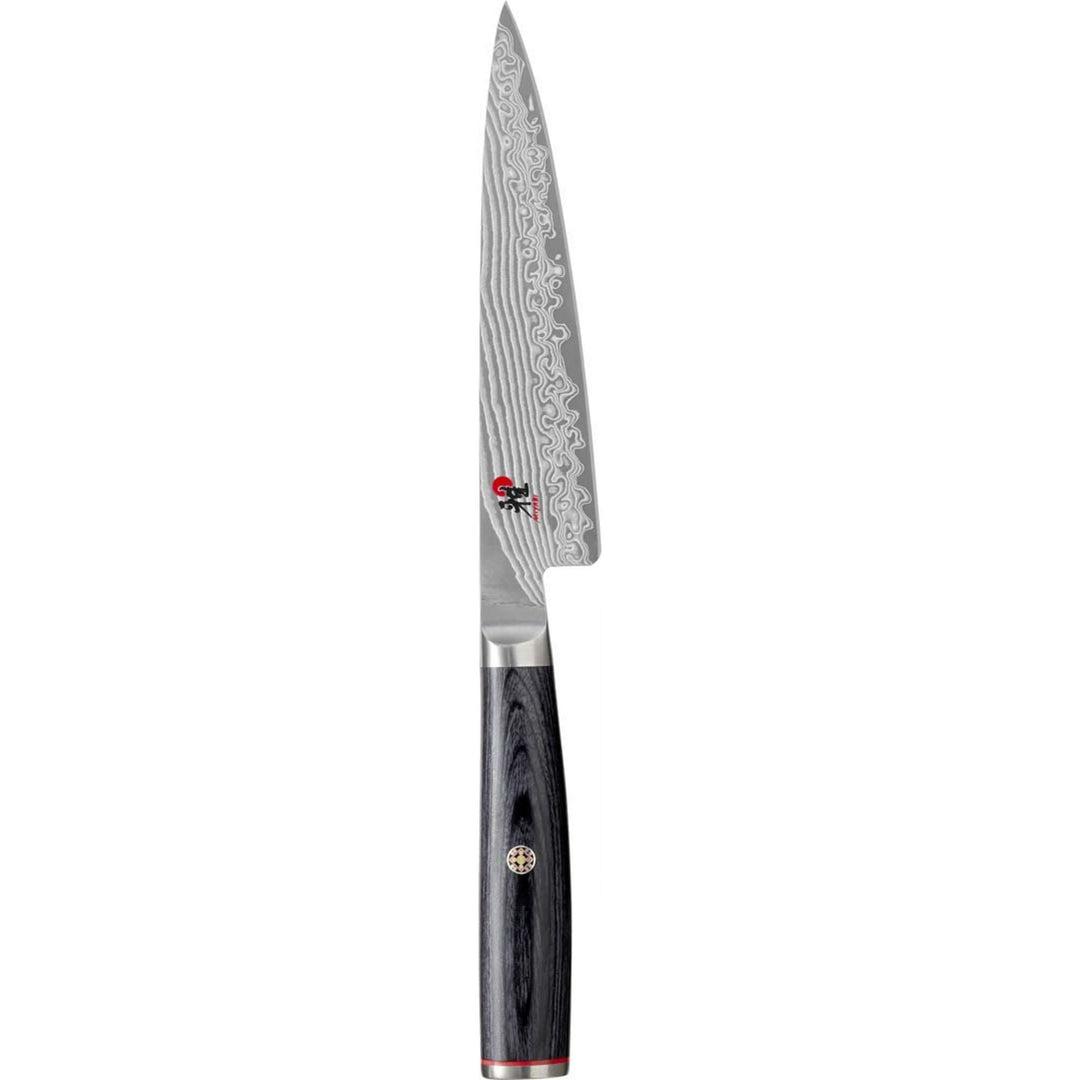 Miyabi Miyabi 5000FCD Shotoh urtekniv, 11 cm. – billede i brug (Universalkniv)