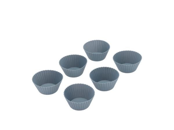 Produktbillede af By Tareq Taylor Pecan Muffinform Dia 7 x 3,2 cm 6 stk. Indigo i premium kvalitet