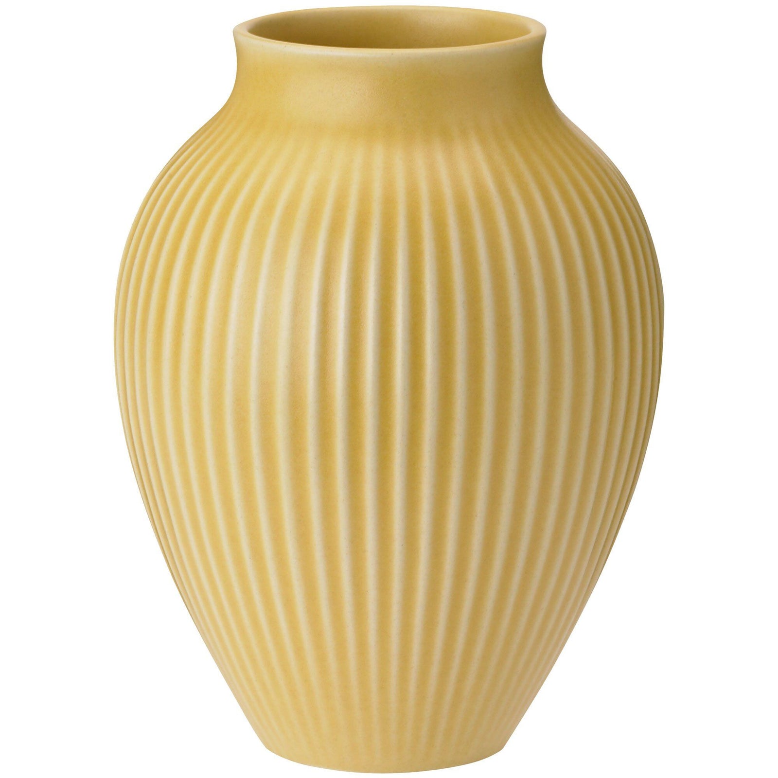 Knabstrup Knabstrup Vase 20 cm, gul ❤ vinkelbillede (Vase)