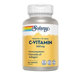 Produktbillede af Solaray C-vitamin 500 mg 180 kapsler på tilbud