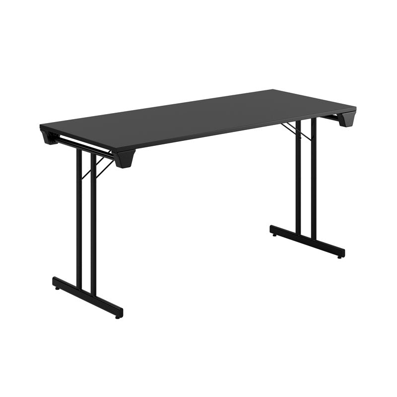 Produktbillede af Dinner Style 140x60cm Sammenklappeligt bord Sort sort på tilbud