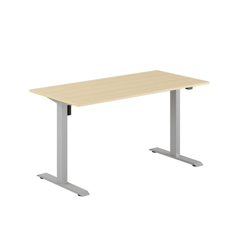 Produktbillede af EASY Hæve/Sænkebord m/1 motor 140x70cm Urban-grå på tilbud