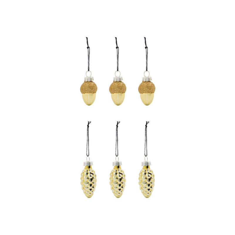 HouDoctor - Julepynt, HDGlint, Guld 6 stk ❤ Stort online udvalg i HouDoctor ❤ Billig fragt og hurtig levering 2 - 5 hverdage ❤ Varenummer: BGH-47308521570634 / Ean: &