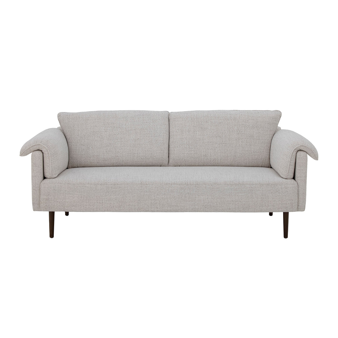 Produktbillede af BLOOMINGVILLE Chesham sofa hvid polyester og eg i premium kvalitet