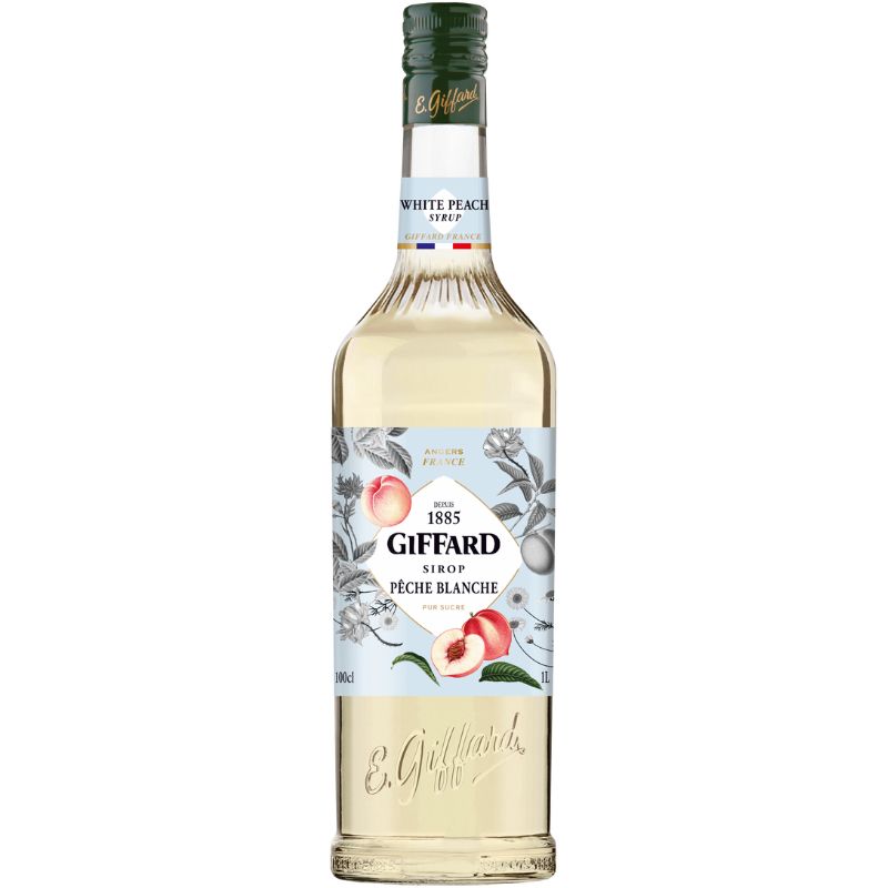 Produktbillede af Giffard Syrup Hvid Fersken 1 Ltr på tilbud i premium kvalitet