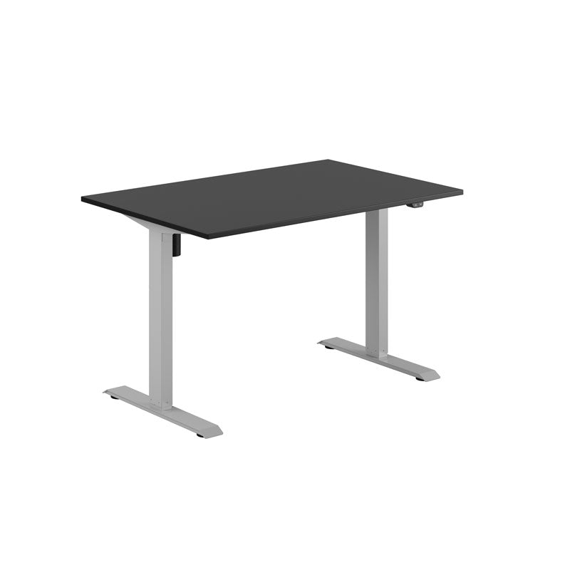 Produktbillede af EASY Hæve/Sænkebord m/1 motor 120x80cm Sort-grå på tilbud