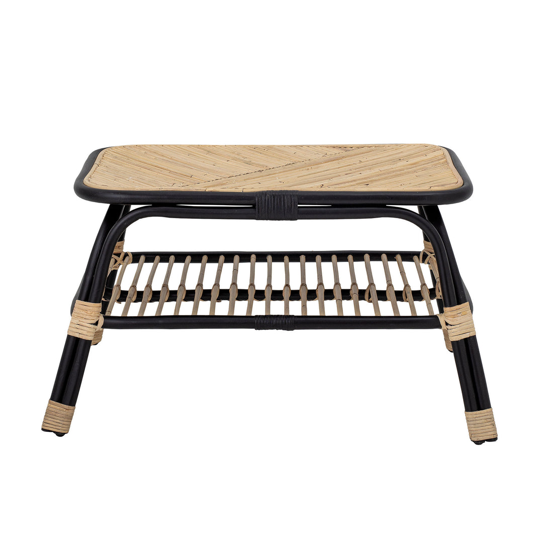 Produktbillede af BLOOMINGVILLE LOUE SOFABORD RATTAN SORT 79 i premium kvalitet
