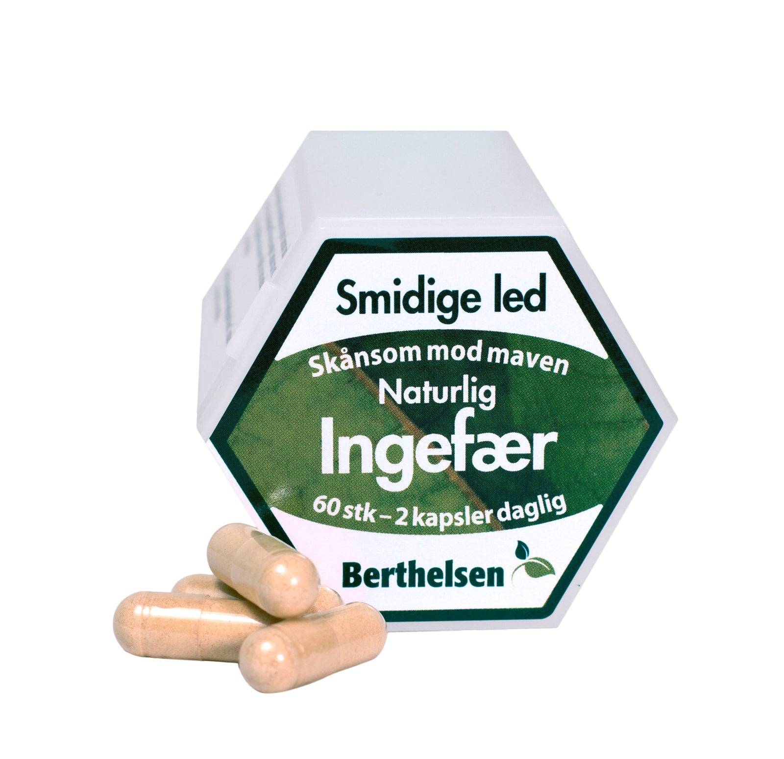 Stort online udvalg i Berthelsen Ingefær 60 kap. X ❤ Berthelsen ❤ Hurtig levering: 1 - 2 Hverdage og gratis fragt v/køb over 295 kr. GLS til pakkeshop ❤ Varenummer: HG-2137 og barcode / Ean: 5701629030359 på lager - Kæmpe udvalg i Sundhed - Over 312 kendte brands på udsalg