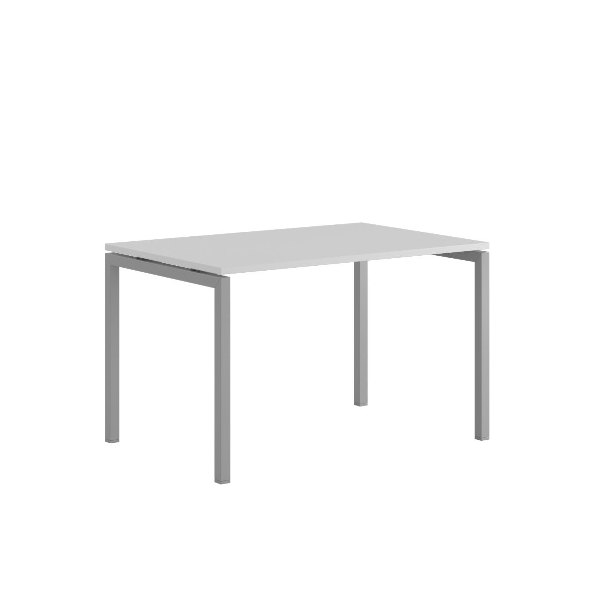 Produktbillede af Luna U Bord 120x80cm Hvid-grå på tilbud