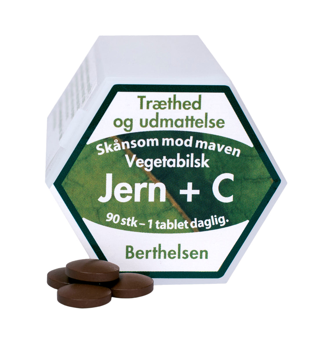 Produktbillede af Berthelsen Jern + C 90 tab. på tilbud