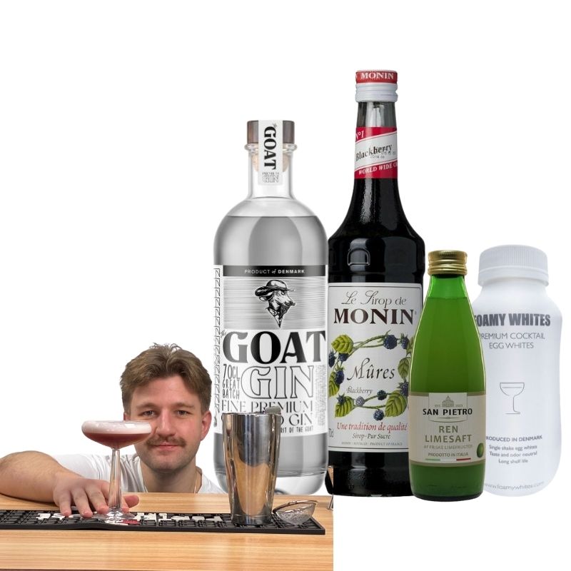 Produktbillede af Blackberry Gin Sour Drinkspakke på tilbud i premium kvalitet