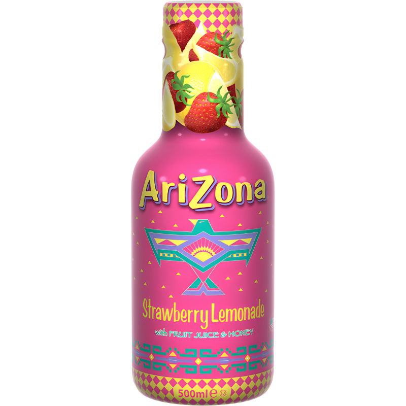 Produktbillede af Arizona Strawberry Lemonade 6x50cl på tilbud i premium kvalitet