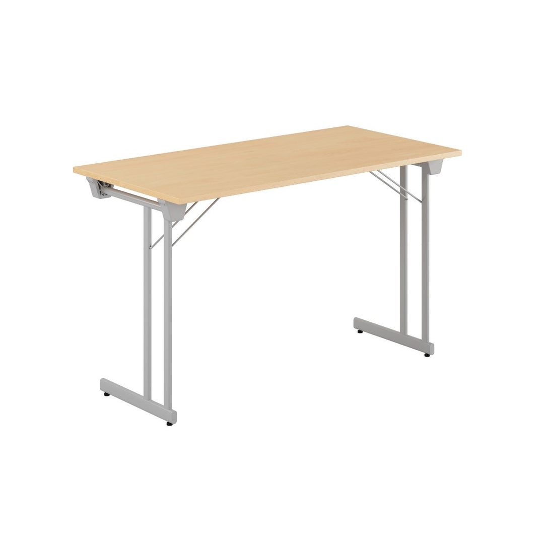 Produktbillede af Kongress Style 120x60cm Sammenklappeligt bord Bøg-grå på tilbud