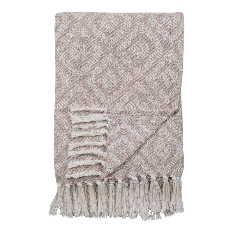 HouNordic - Cort Plaid, Beige 130x160 cm ❤ Stort online udvalg i HouNordic ❤ Billig fragt og hurtig levering 2 - 5 hverdage - Varenummer: BGH-47569511317834 / Ean: &
