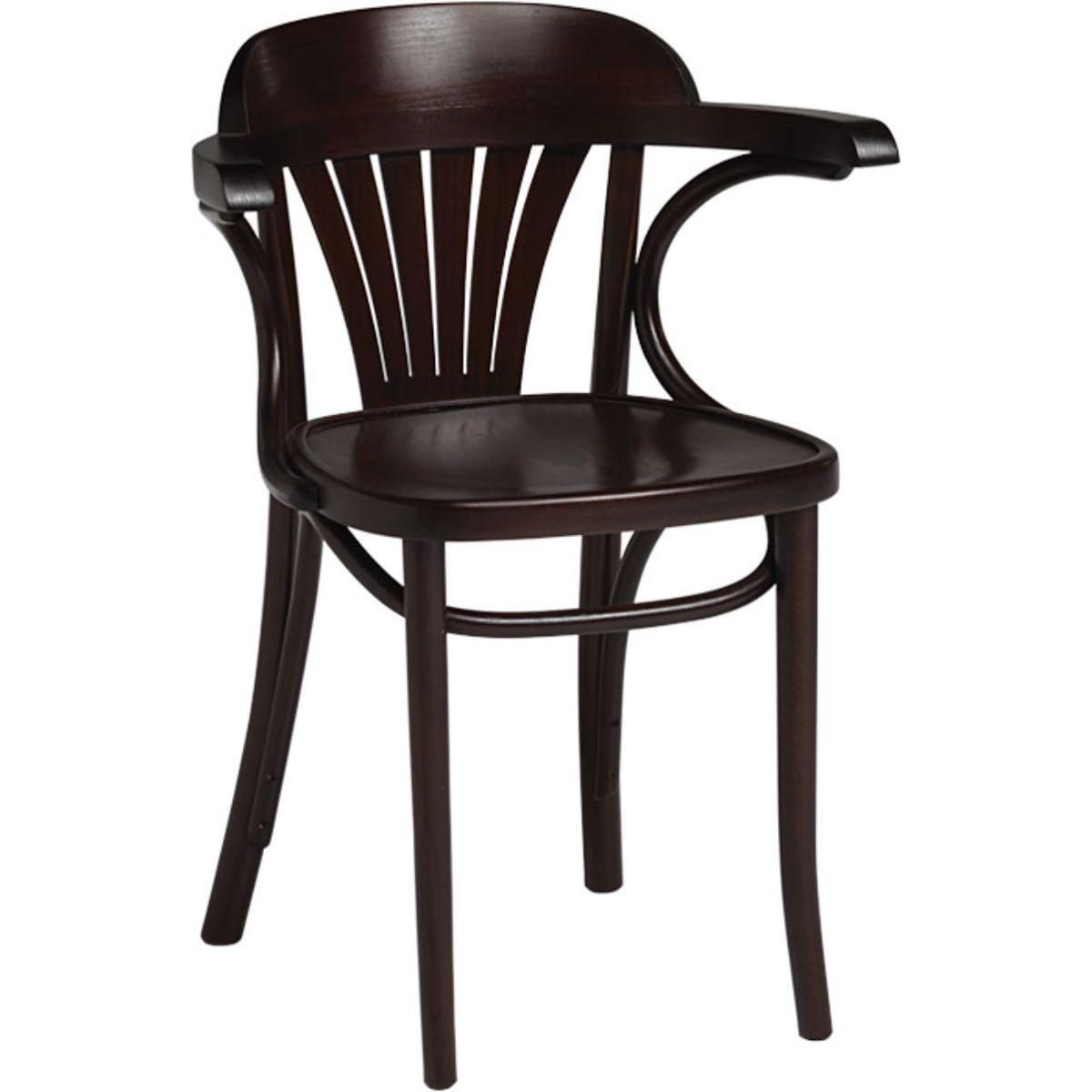 Produktbillede af CLASSIC Stol med armlæn Wenge på tilbud